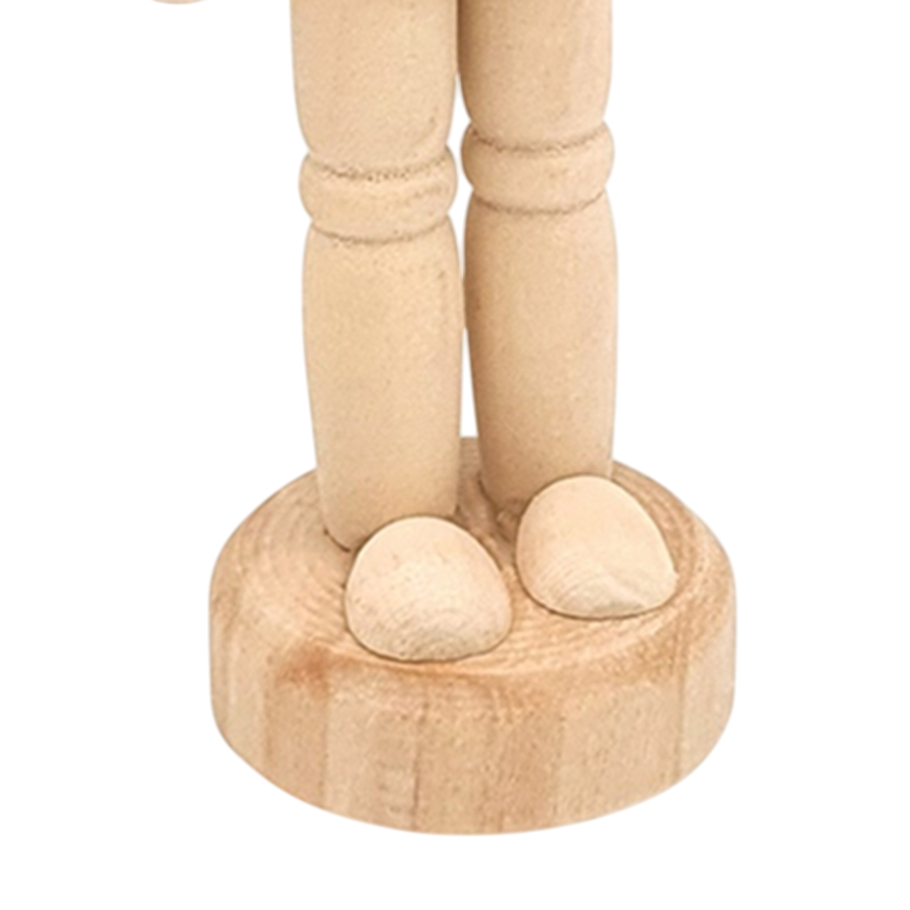 figurine de Noël en bois naturel. Canocea France