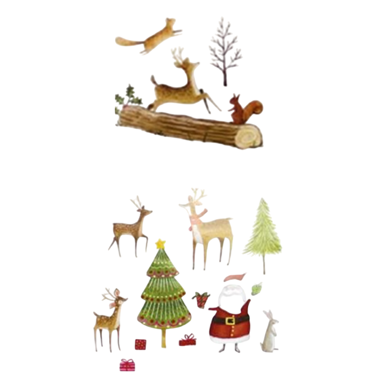 Gommettes sur le thème nature hivernale – 112 pièces. Canocea France