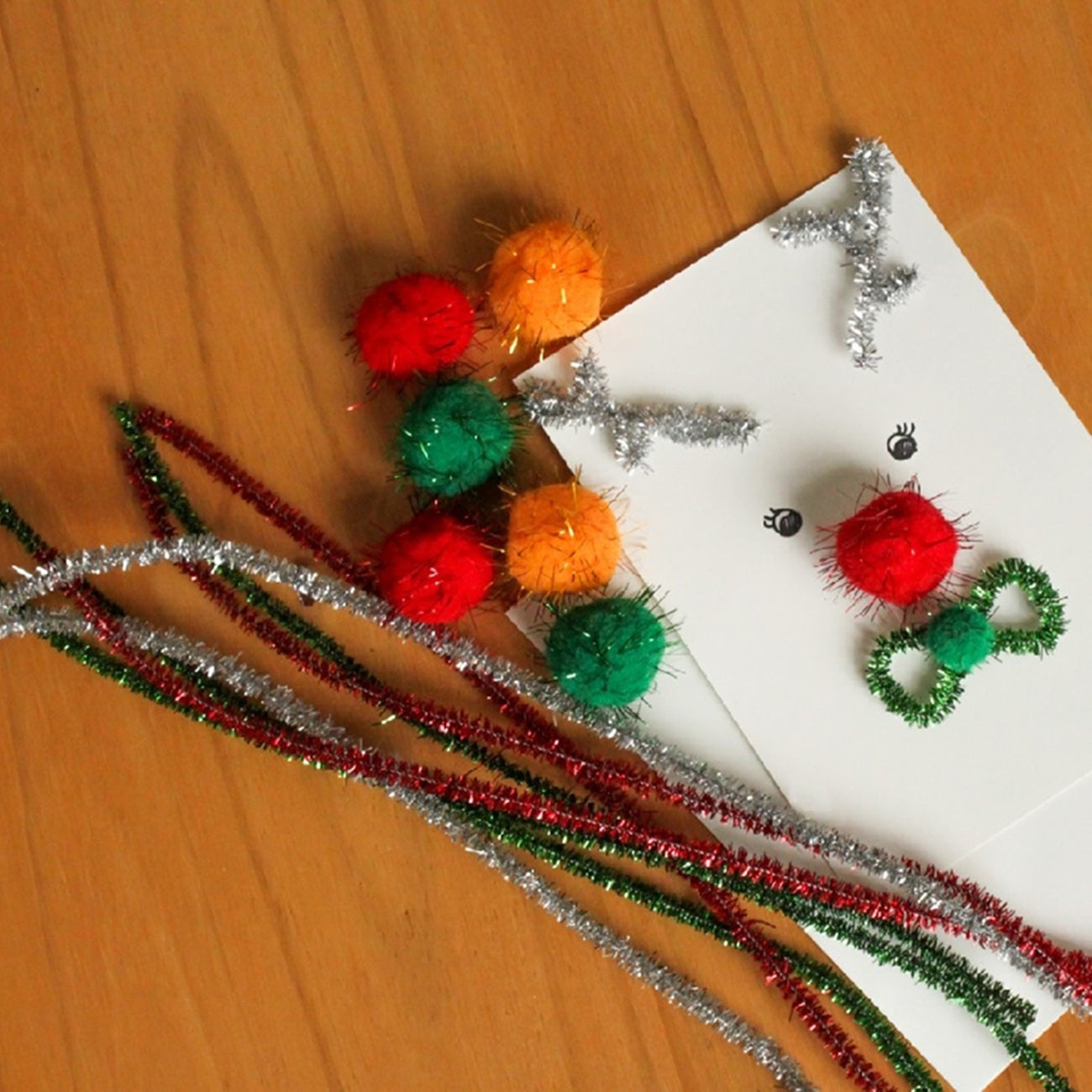 Fils chenilles brillants couleurs festives – DIY Noël. Canocea France