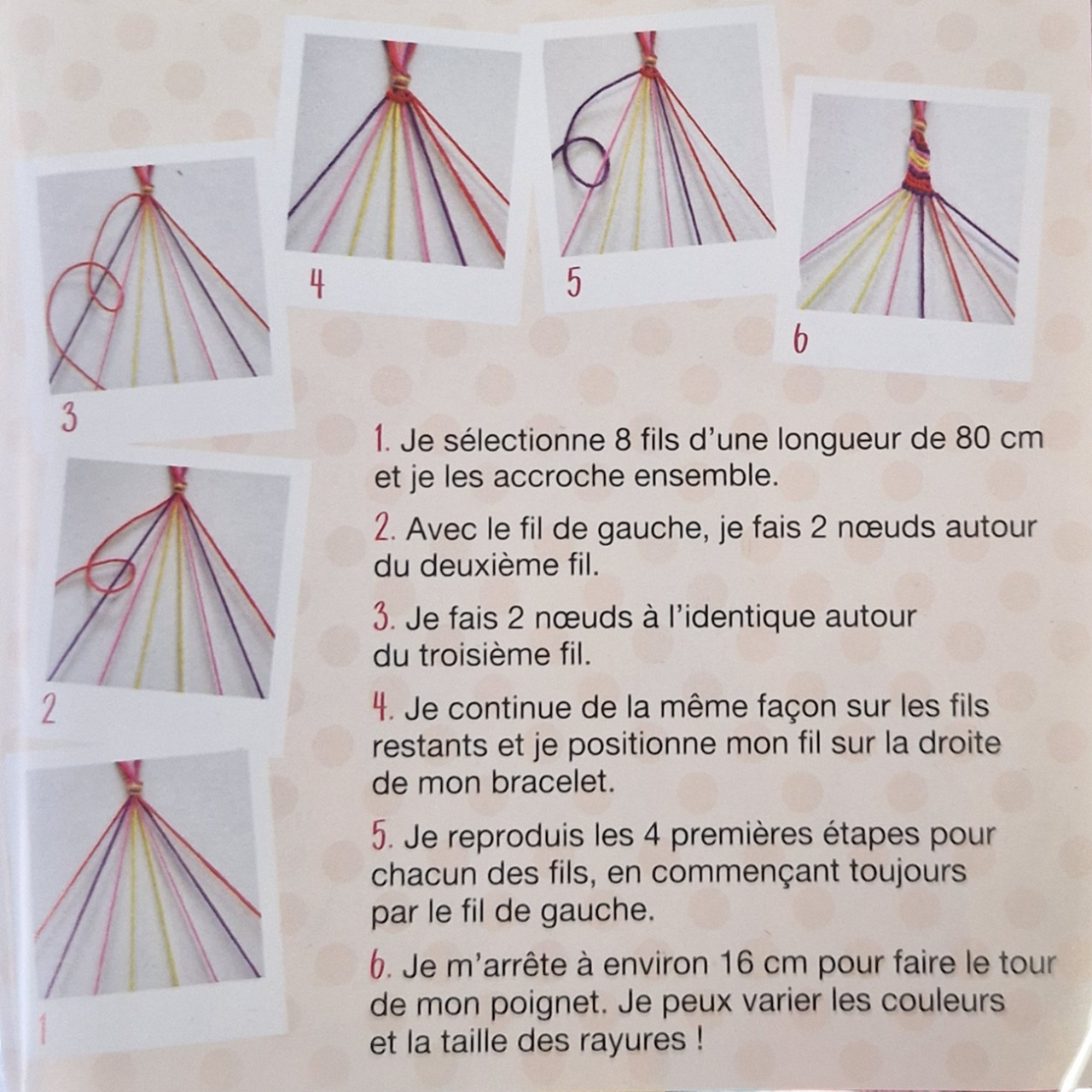 Echeveaux coton de couleur vive parfait pour confectionner des bracelets brésiliens, ou broder. Canocea France