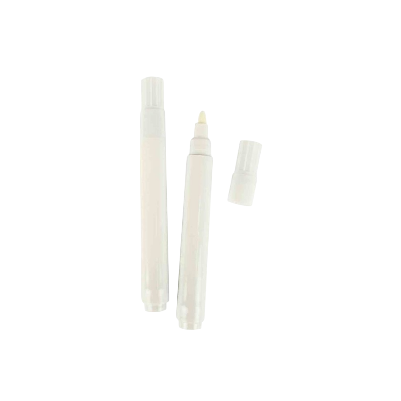 Lot de 2 marqueurs craie blancs effaçables pour tableau, ardoise et verre. Canocea France