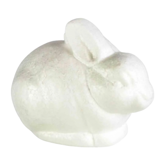 Lapin - polystyrène - 12,5 x 11 x 8,5 cm - personnalisable