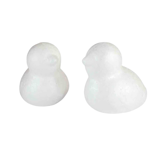 Poussins - polystyrène - 6 pièces - 7 x 6,5 x 4 cm - personnalisable