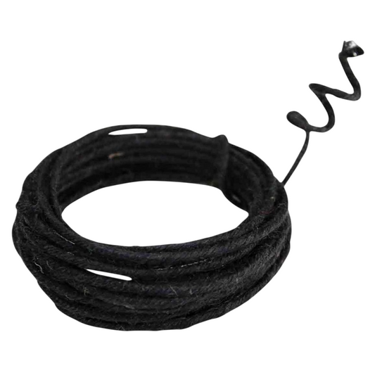 Corde de jute armée noire diamètre 2 mm longueur 3 m - accessoire déco DIY et artisanat. Canocea France