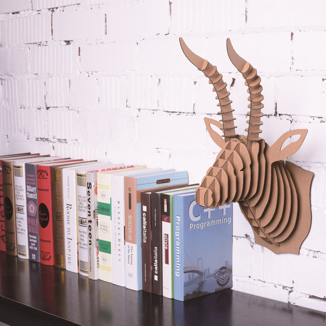 Trophée antilope 3D décoratif pour adultes et enfants. Canocea France