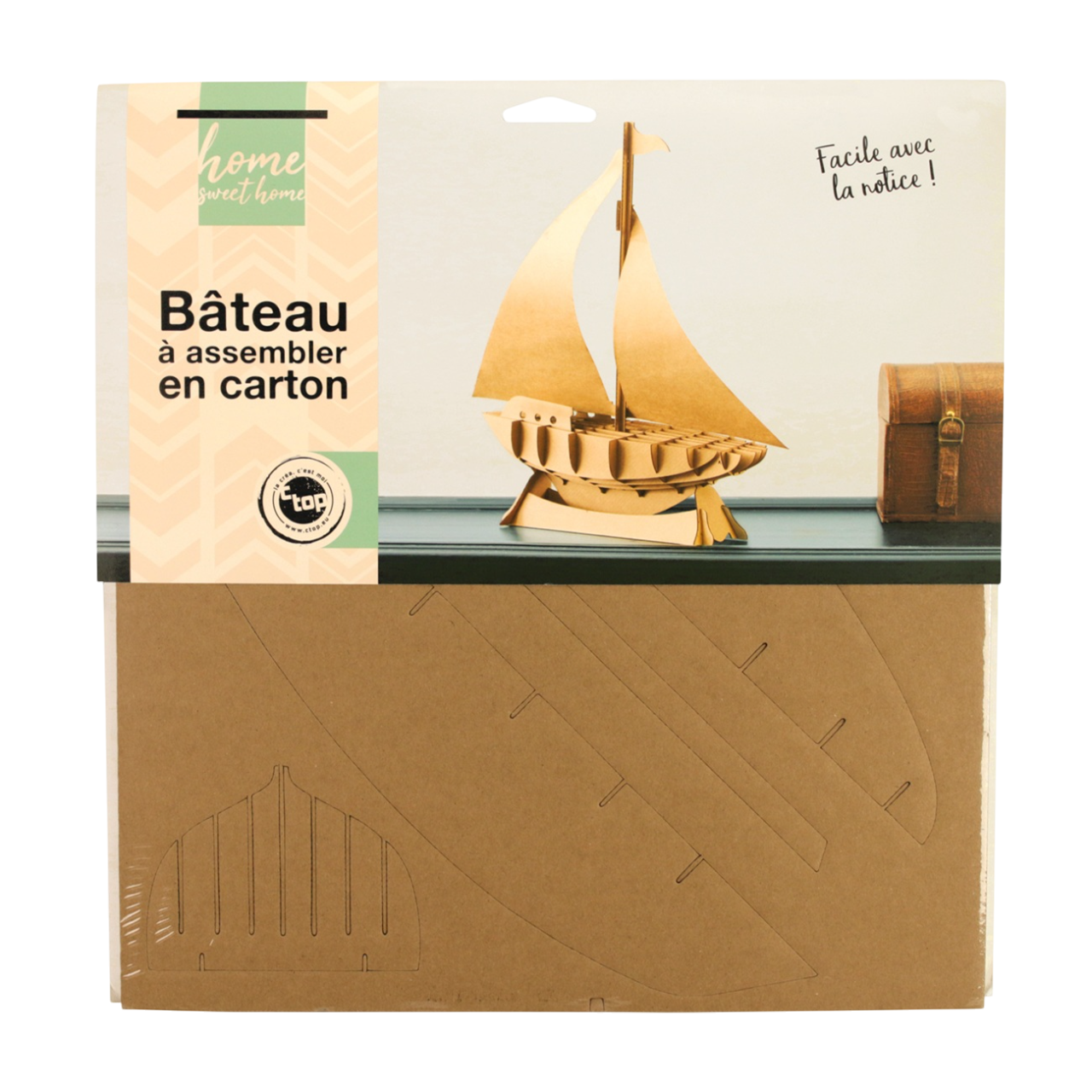 Puzzle 3D voilier décoratif pour enfants et adultes. Canocea France