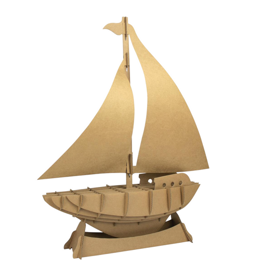 Puzzle 3D - Voilier - 36x45x10cm - Carton - support personnalisable - Maquette