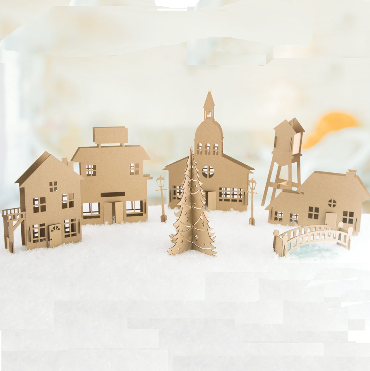 Puzzle 3D village décoratif pour enfants et adultes. Canocea France