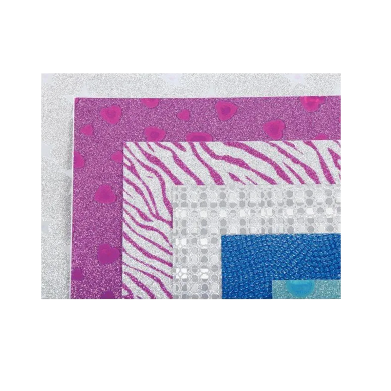 feuille déco autocollante DIY paillettes. Canocea France