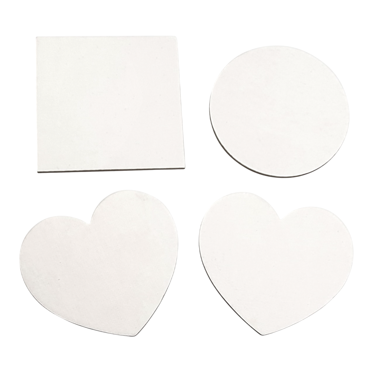 Magnets carton entoilé à décorer – lot 4 formes aimantées. Canocea France