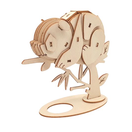 Maquette en bois 3D panda à assembler. Canocea France