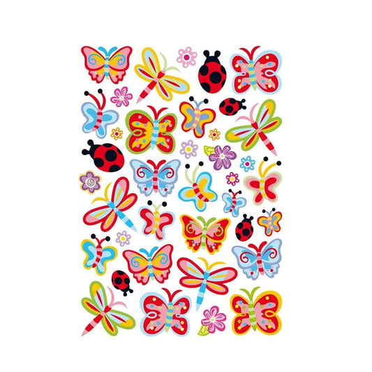 Gommettes champêtre - 52 pièces - de 3 à 4 cm
