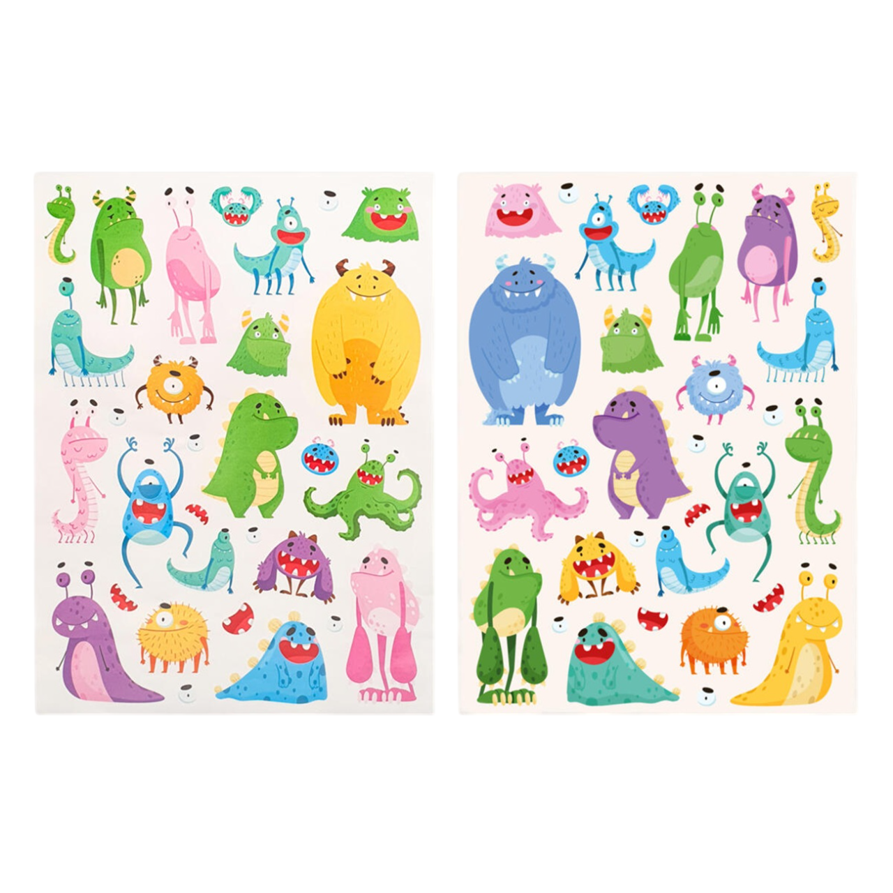 Autocollants monstres mignons pour enfants. Canocea France