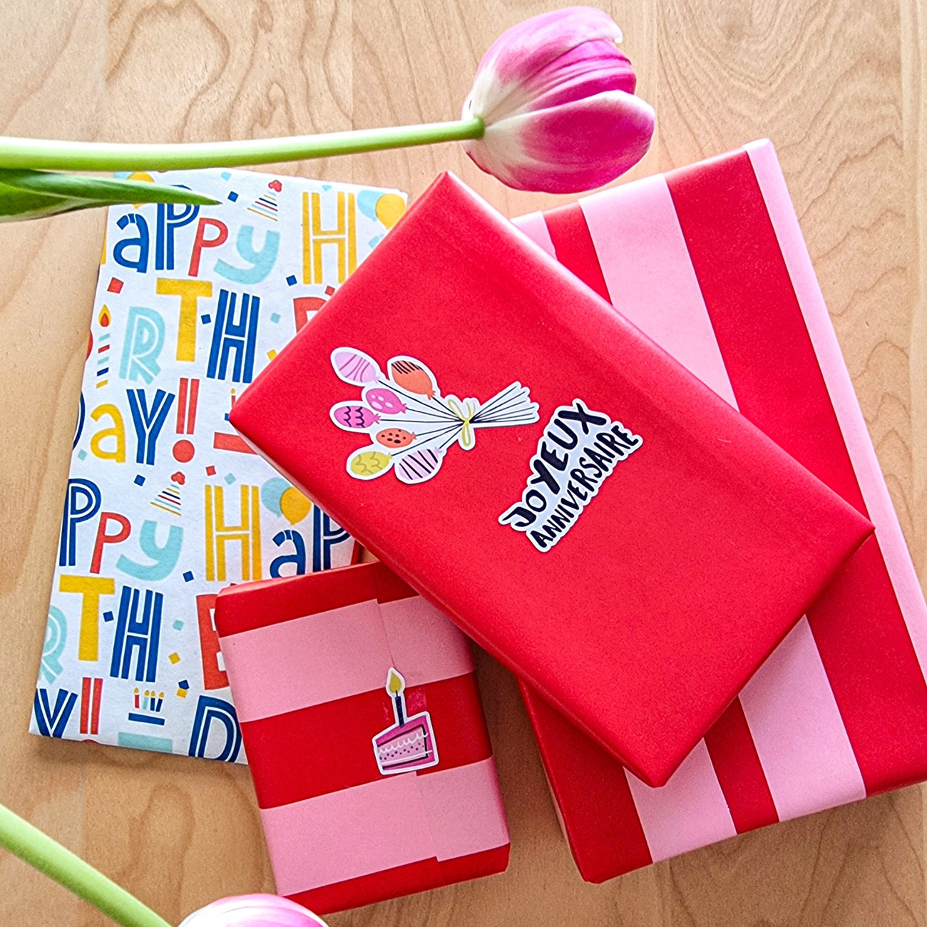Gommettes motifs festifs anniversaire enfants. Canocea France