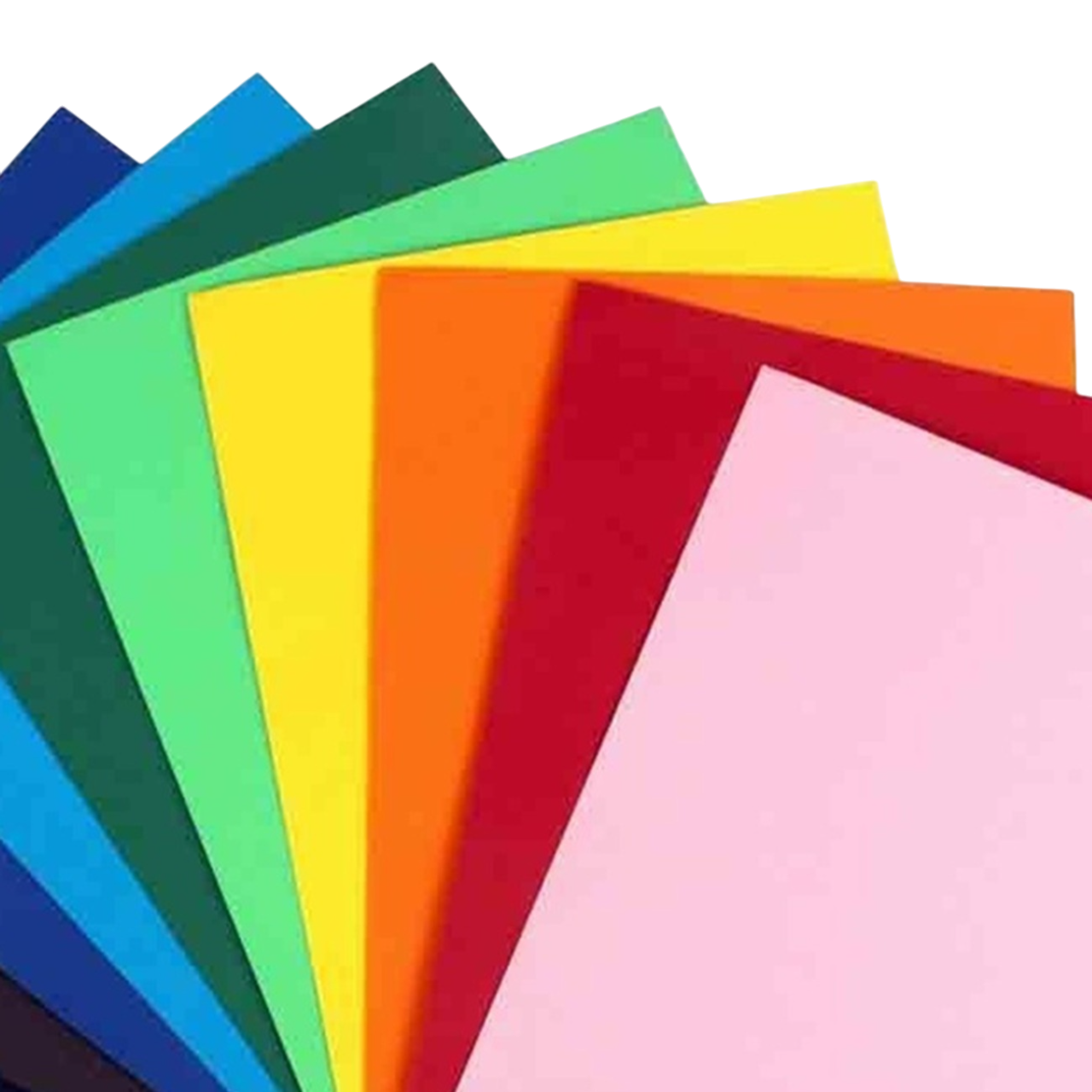 Feuilles A5 épaisses 10 couleurs assorties. Canocea France