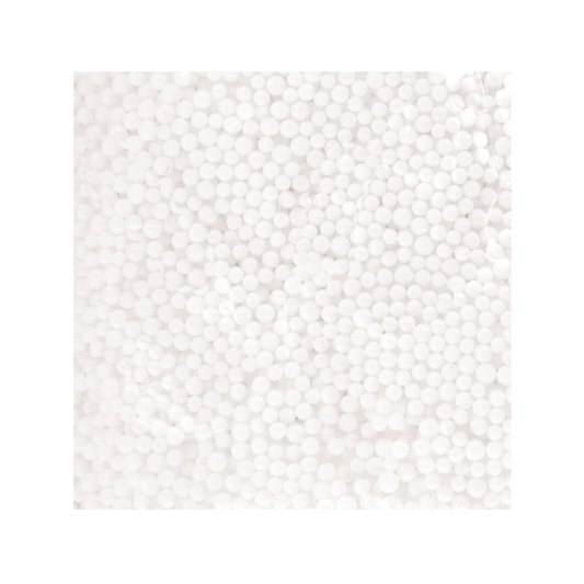 Neige de Noël billes polystyrène blanches 3 mm – Sachet 9 g pour décorations et loisirs créatifs. Caocea France
