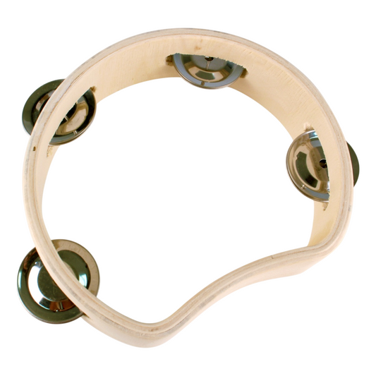 Tambourin - bois naturel - personnalisable
