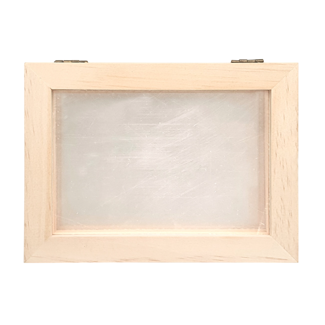 Cadre photo triptyque bois naturel, double face, format 33,5 x 15 x 15 cm, pour décoration intérieure. Canocea France