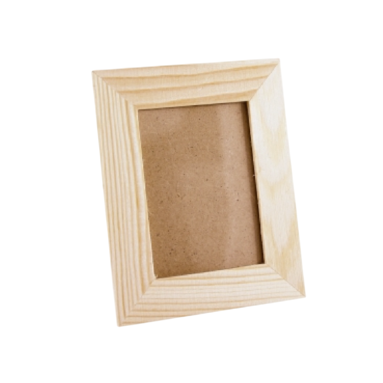 petit cadre photo avec chevalet en bois brut. Canocea France