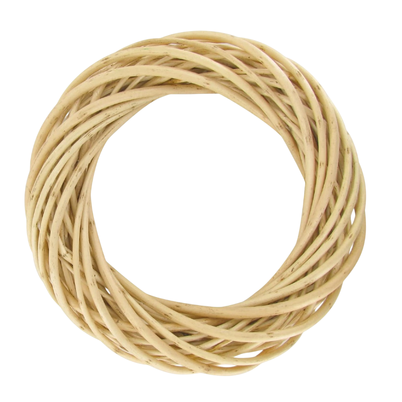 Couronne en osier naturel Ø20 cm pour décoration DIY. Canocea France