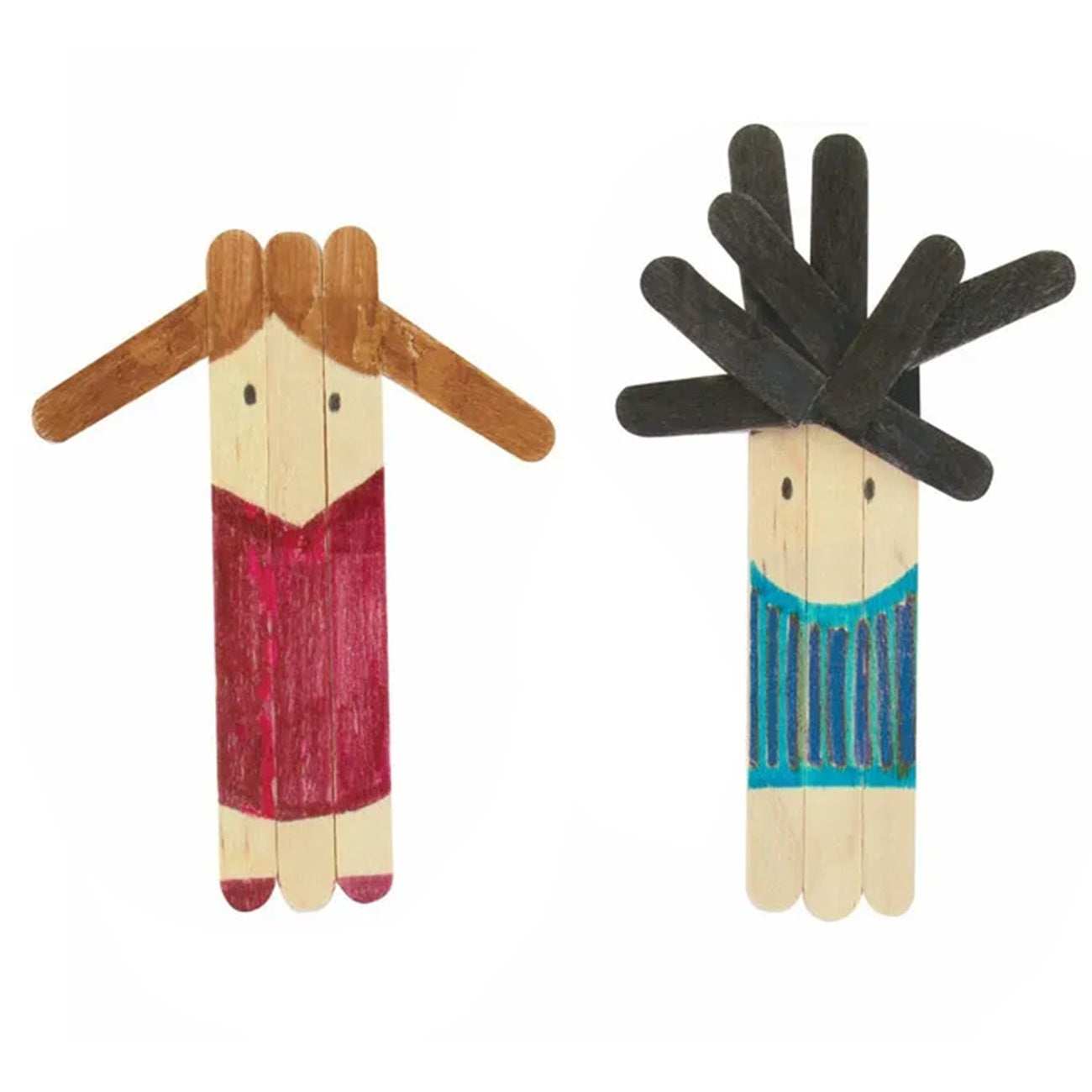 bâtonnets bois à décorer pour enfants DIY. Canocea France