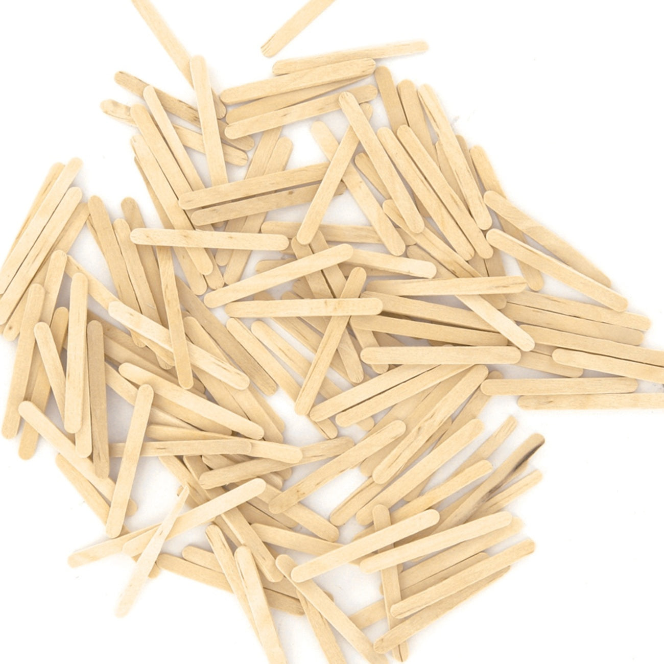 bâtonnets en bois naturel 5,5 cm loisirs créatifs. Canocea France