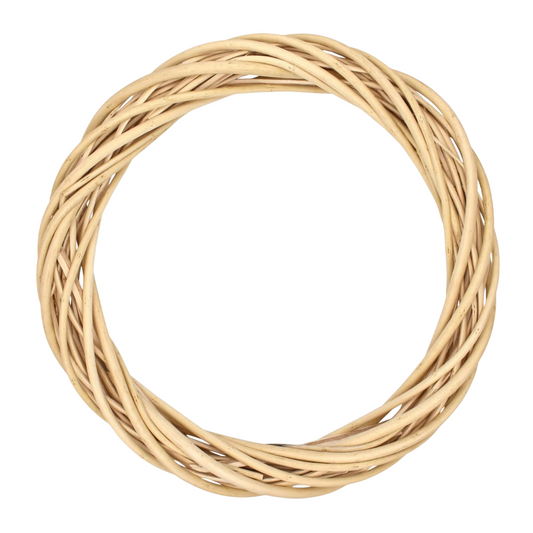 Couronne osier - D30cm - personnalisable