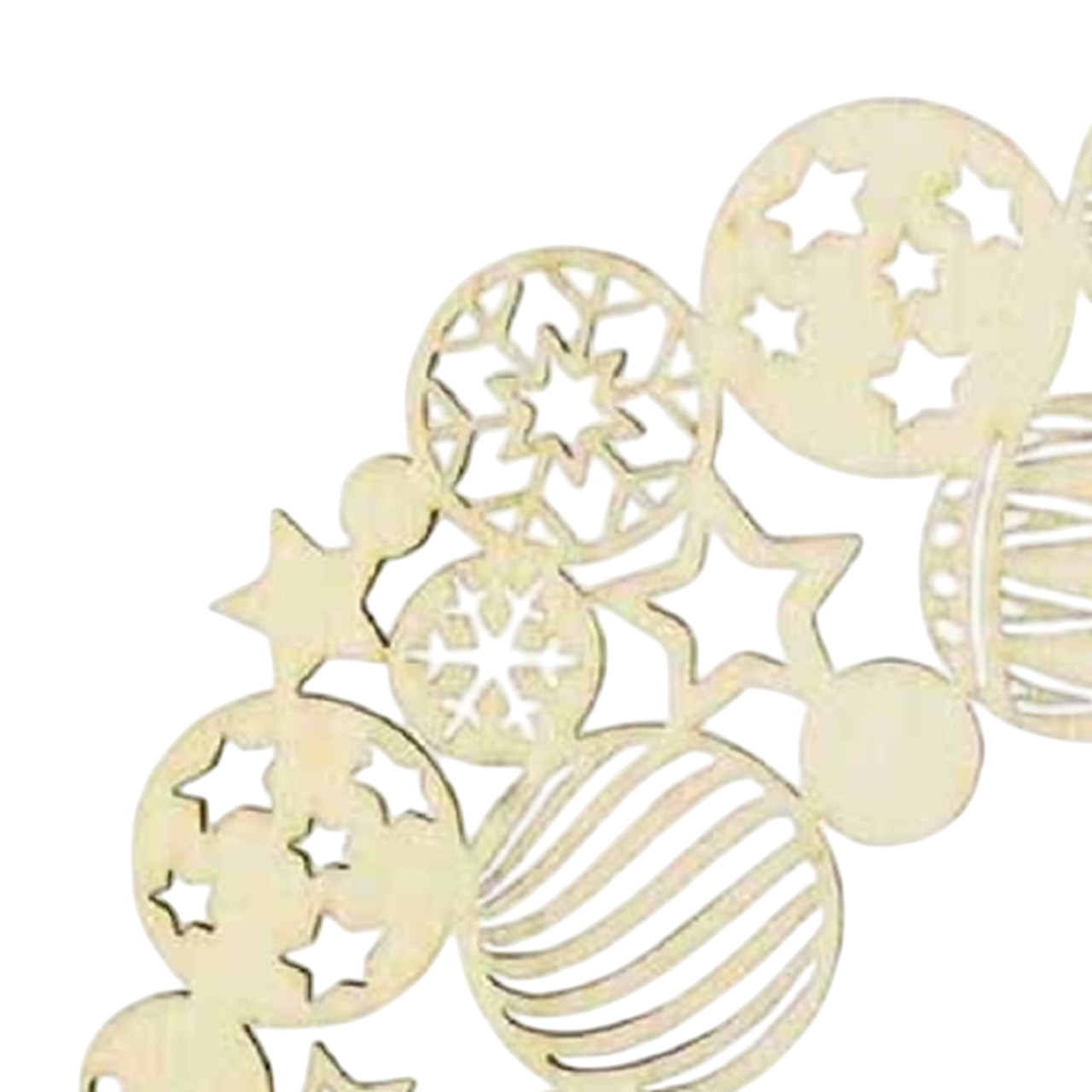 forme couronne en MDF découpé laser. Canocea France