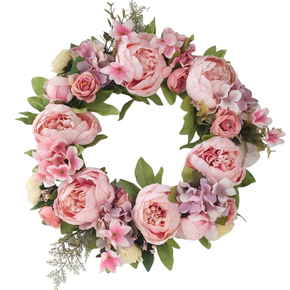 couronne polystyrène blanche déco florale. Canocea France