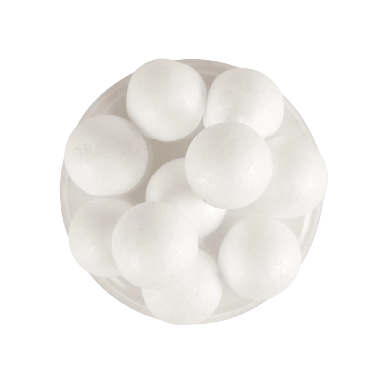 Boules polystyrène - D2.6 cm - 12 pièces