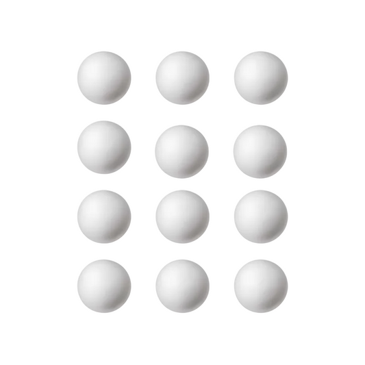 Boules polystyrène - D2.6 cm - 12 pièces