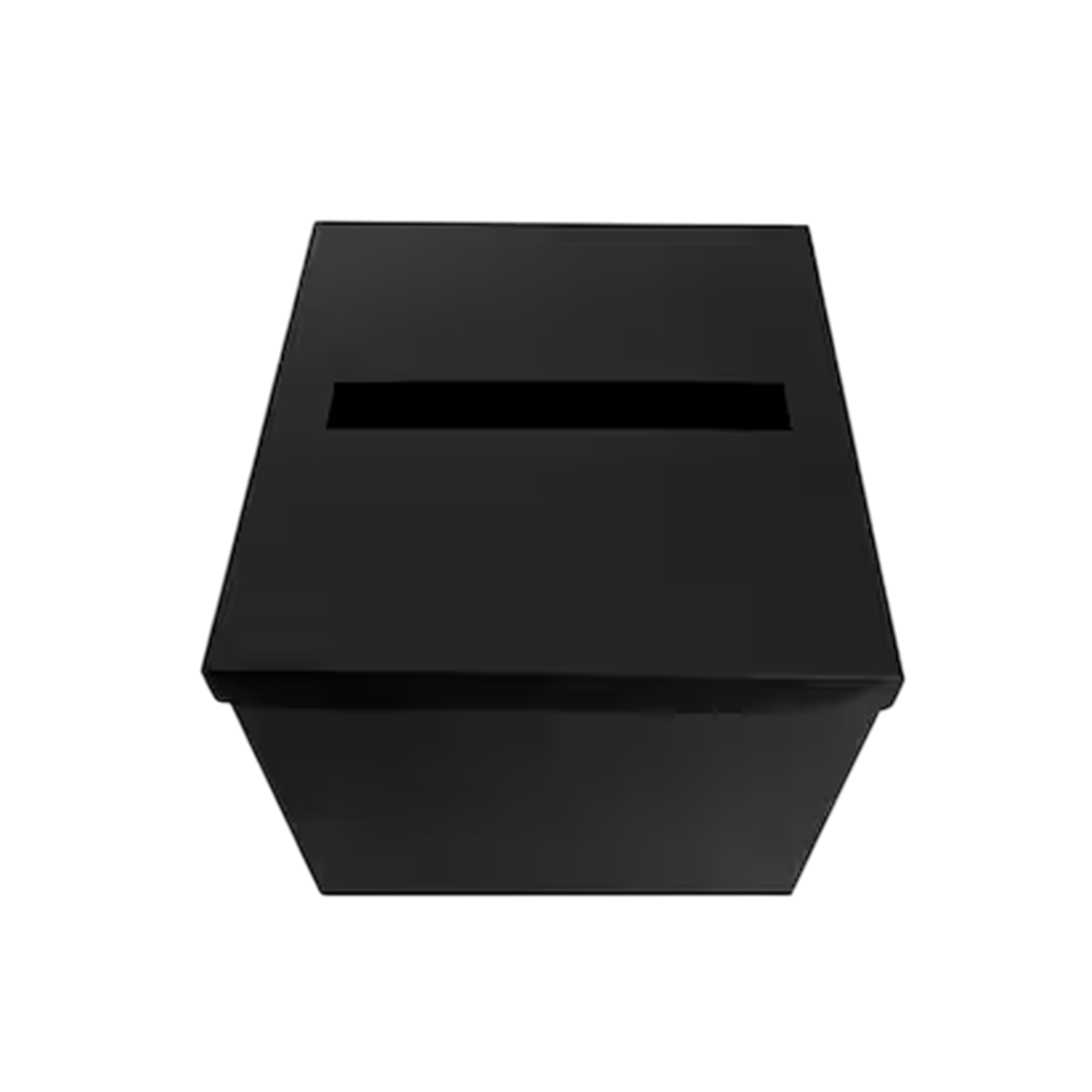 Urne noir en carton ardoise parfaite pour dessiner, laisser des messages à la craie. Canocea France