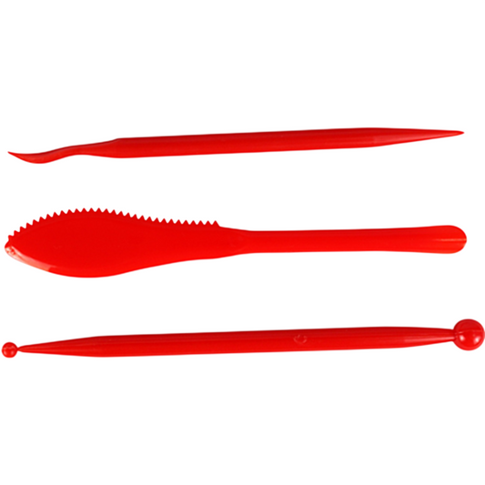 Set de 3 outils de modelage boules pics et couteau. Canocea France