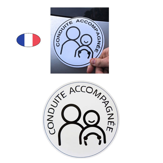 Disque "CA" conduite accompagnée magnétique – fabriqué en France - CANOCEA
