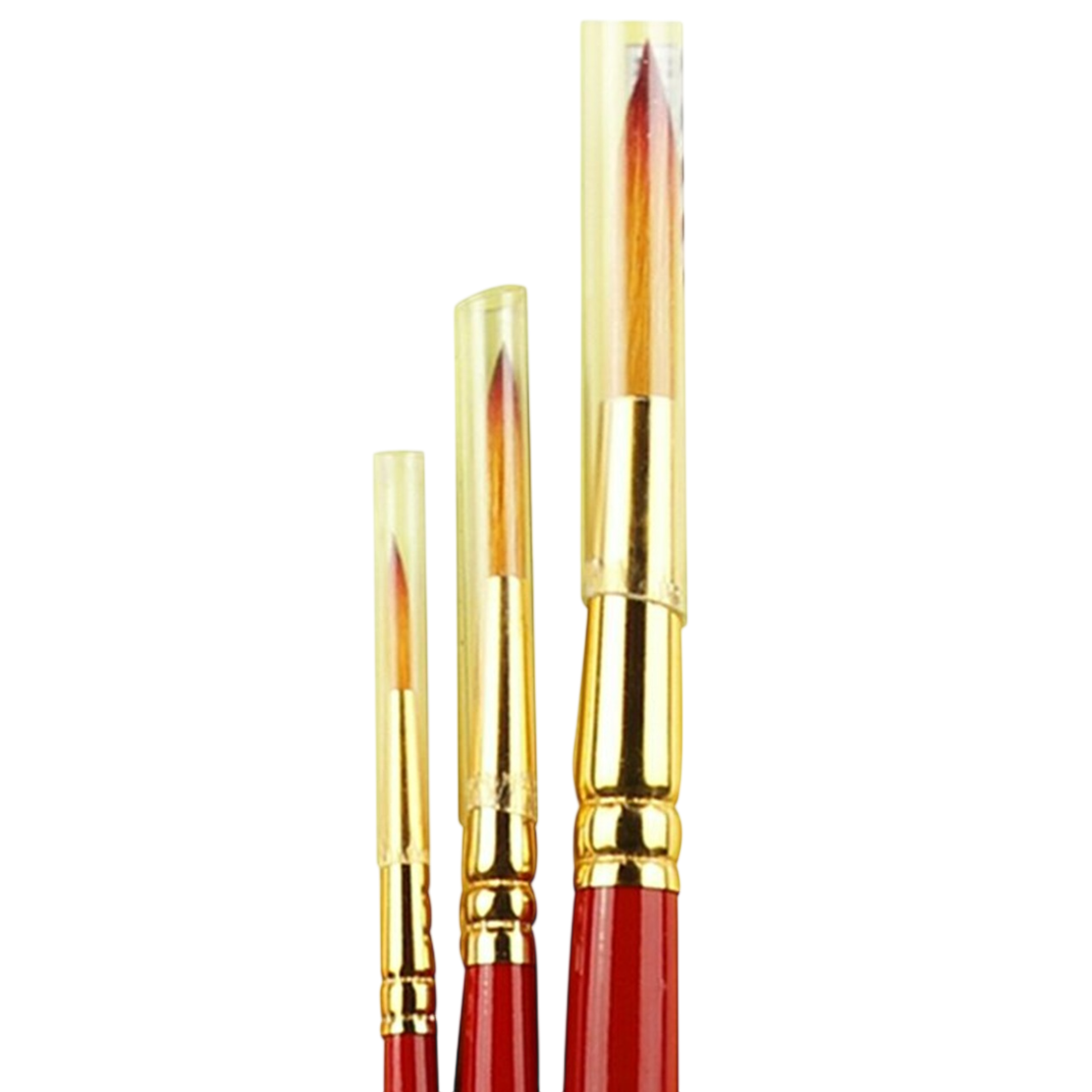 Pochette de pinceaux ronds pour peinture acrylique et huile. Canocea France