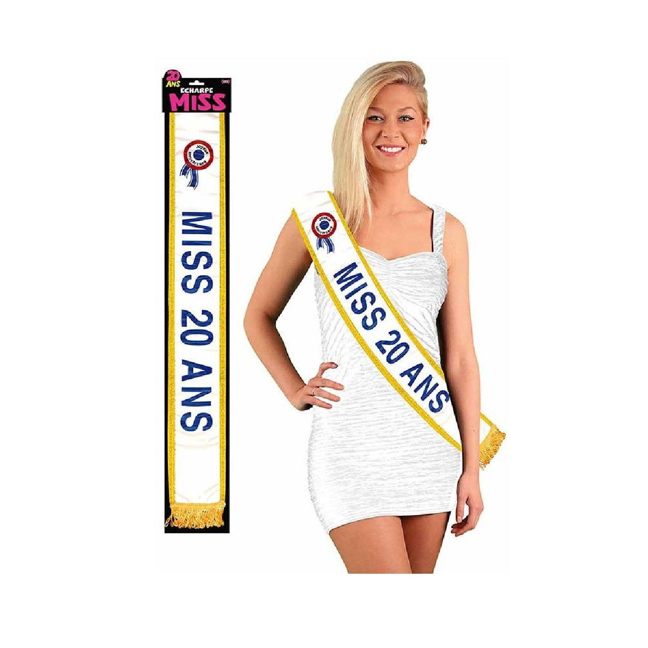 Echarpe anniversaire 20 ans spécial miss. Canocea France