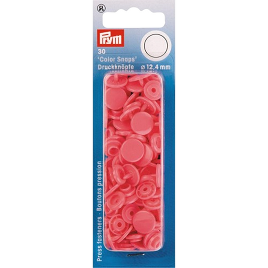 Boutons pression - Color snaps -  Rose Fuchsia - D12,4 mm - 30 pièces