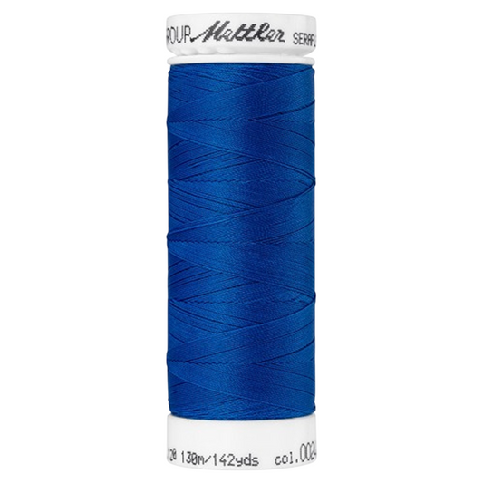 Bobine de fil coudre - bleu - 130m - Haute élasticité  - METTLER - 100% polyester