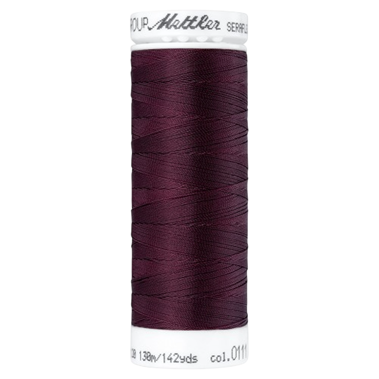 Bobine de fil coudre - rouge bordeaux - 130m - Haute élasticité  - METTLER - 100% polyester