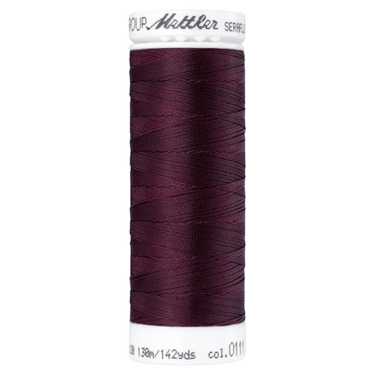 Bobine de fil coudre - rouge bordeaux - 130m - Haute élasticité  - METTLER - 100% polyester