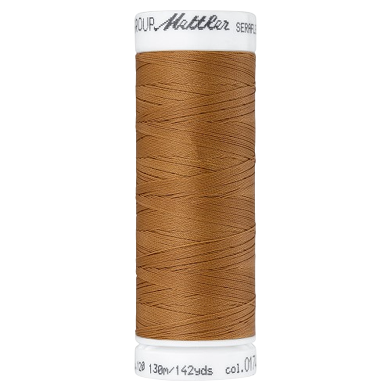 Bobine de fil coudre - jaune moutarde - 130m - Haute élasticité  - METTLER - 100% polyester