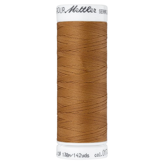 Bobine de fil coudre - jaune moutarde - 130m - Haute élasticité  - METTLER - 100% polyester