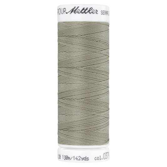 Bobine de fil coudre - beige grisé - 130m - Haute élasticité  - METTLER - 100% polyester