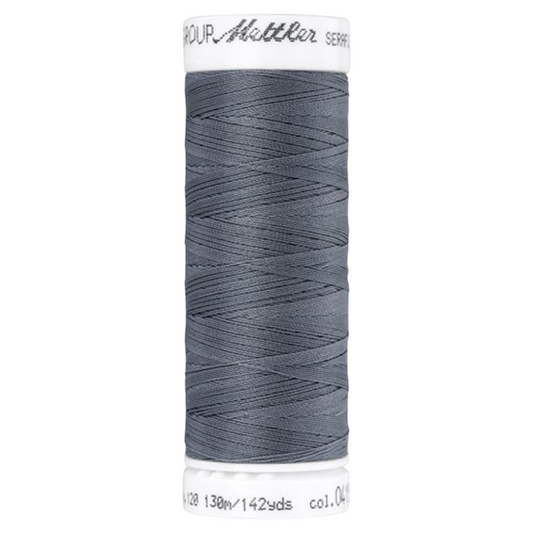 Bobine de fil coudre - gris - 130m - Haute élasticité  - METTLER - 100% polyester