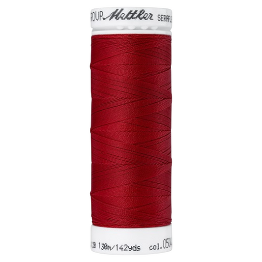 Bobine de fil coudre - rouge - 130m - Haute élasticité  - METTLER - 100% polyester
