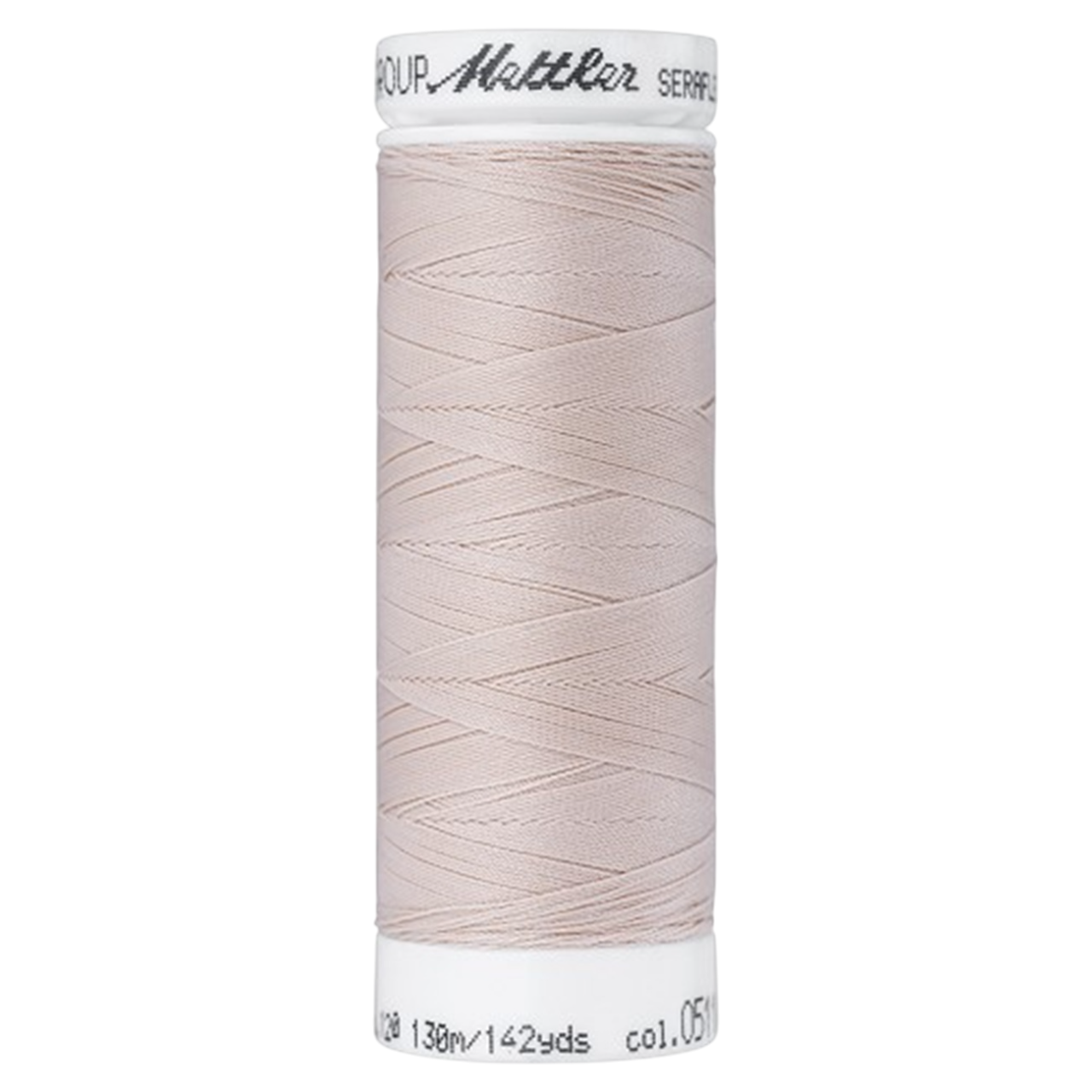 Bobine de fil coudre - beige nude - 130m - Haute élasticité  - METTLER - 100% polyester