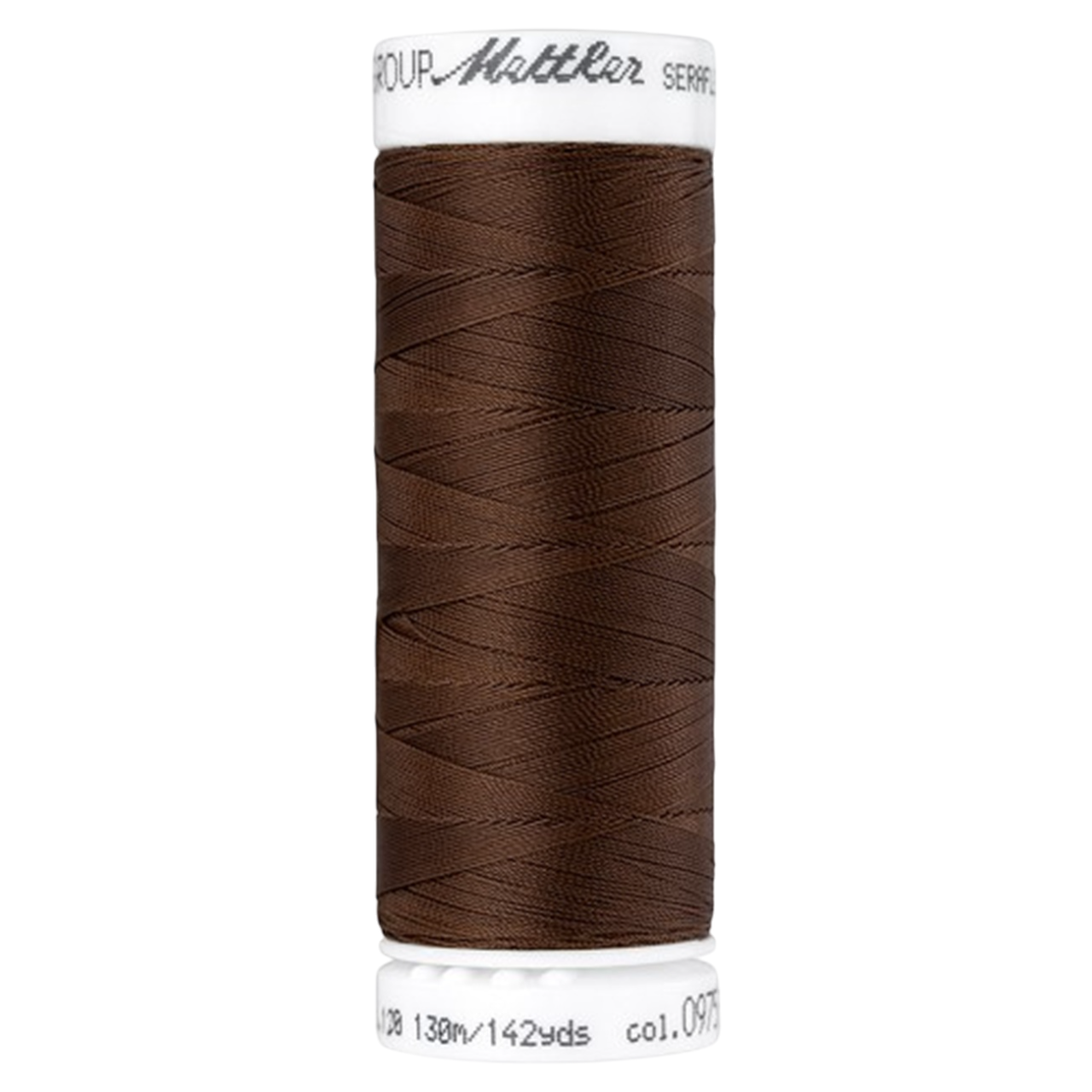 Bobine de fil coudre - marron - 130m - Haute élasticité  - METTLER - 100% polyester