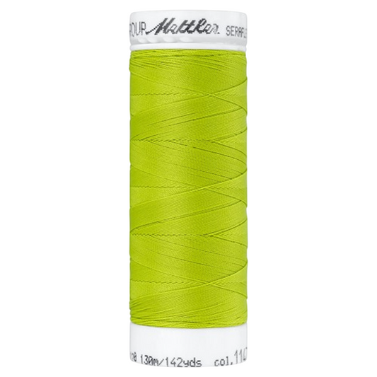 Bobine de fil coudre - vert anis - 130m - Haute élasticité  - METTLER - 100% polyester