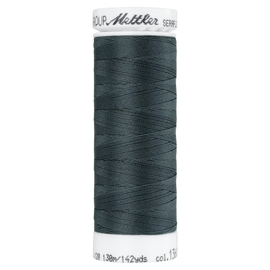 Bobine de fil coudre - gris foncé - 130m - Haute élasticité  - METTLER - 100% polyester