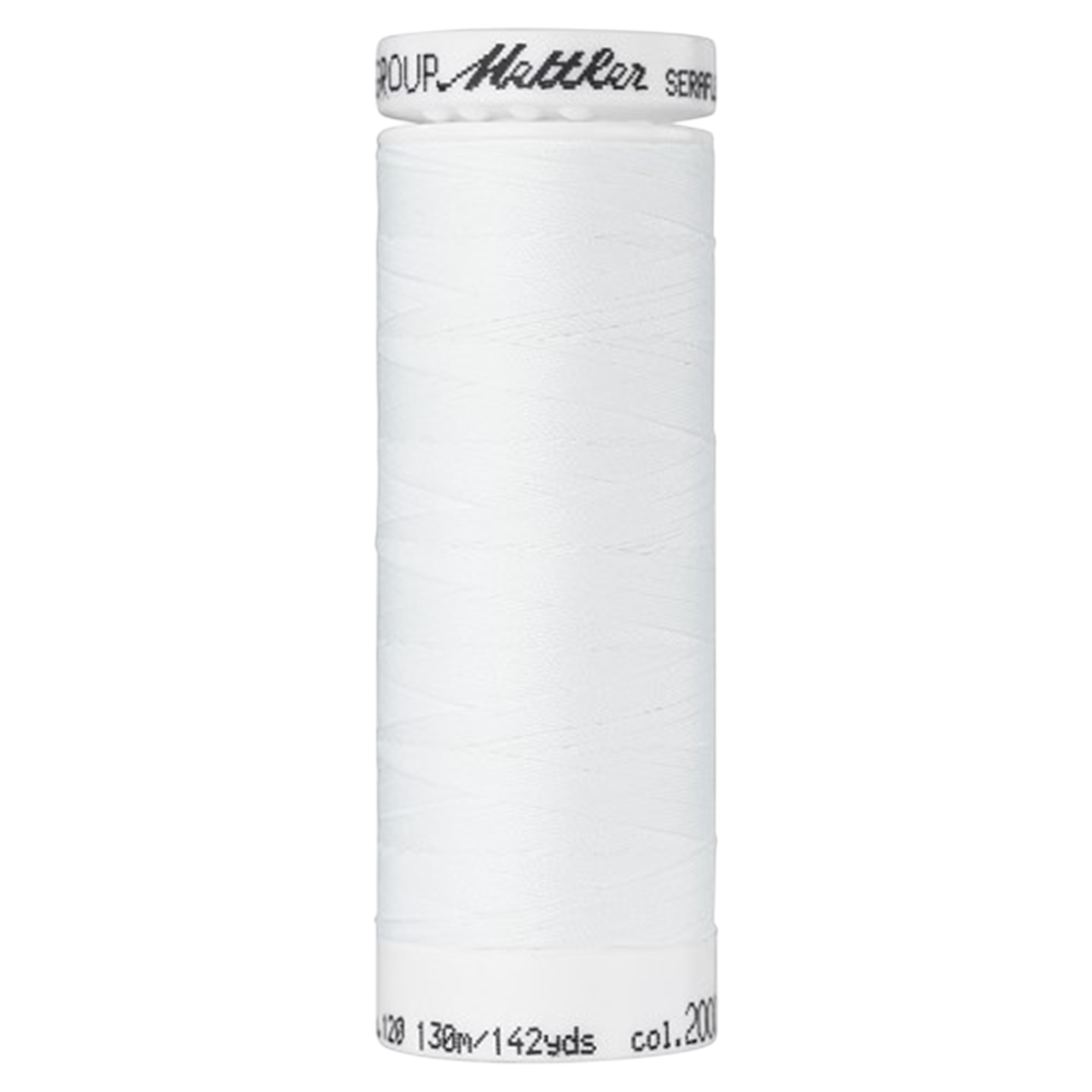 Bobine de fil coudre - blanc - 130m - Haute élasticité  - METTLER - 100% polyester